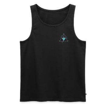 Magic: The Gathering Heroic Expression Icon - Men's Premium Organic Tank Top - black - Front - AI Model Male 178 light (178cm)
