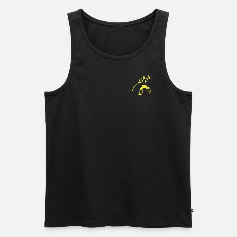 Fechter - Männer Premium Bio Tank Top - Schwarz