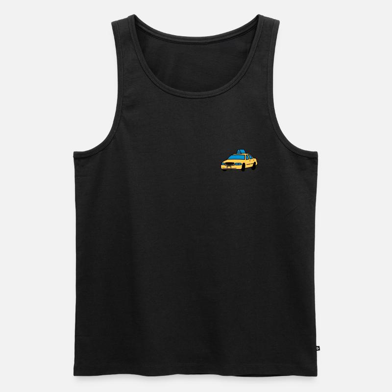 Taxi - Männer Premium Bio Tank Top - Schwarz