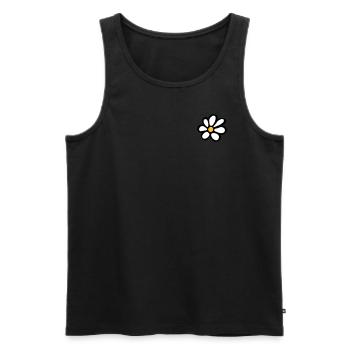 Daisy - Men's Premium Organic Tank Top - black - Front - AI Model Male 178 light (178cm)