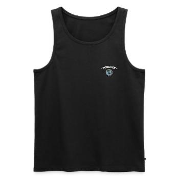 Forever Earth - Männer Premium Bio Tank Top - Schwarz - Vorne - AI Model Male 178 light (178cm)