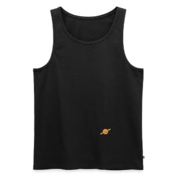 Kosmos - Männer Premium Bio Tank Top - Schwarz - Vorne - Michal (187cm)