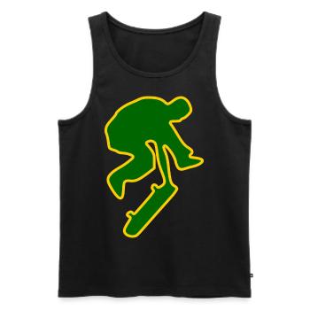 Skateboard Skater Skateboarder Skate - Débardeur bio Premium Homme - noir - Devant - AI Model Male 178 light (178cm)