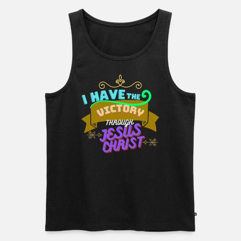 Victory - Männer Premium Bio Tank Top - Schwarz