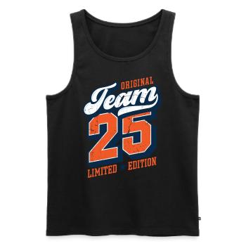 Original Team 25 - Limited Edition - Men's Premium Organic Tank Top - black - Front - Michal (187cm)