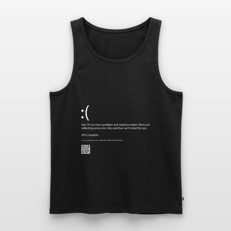 Fehlercode Computer Männer Premium Bio Tank Top