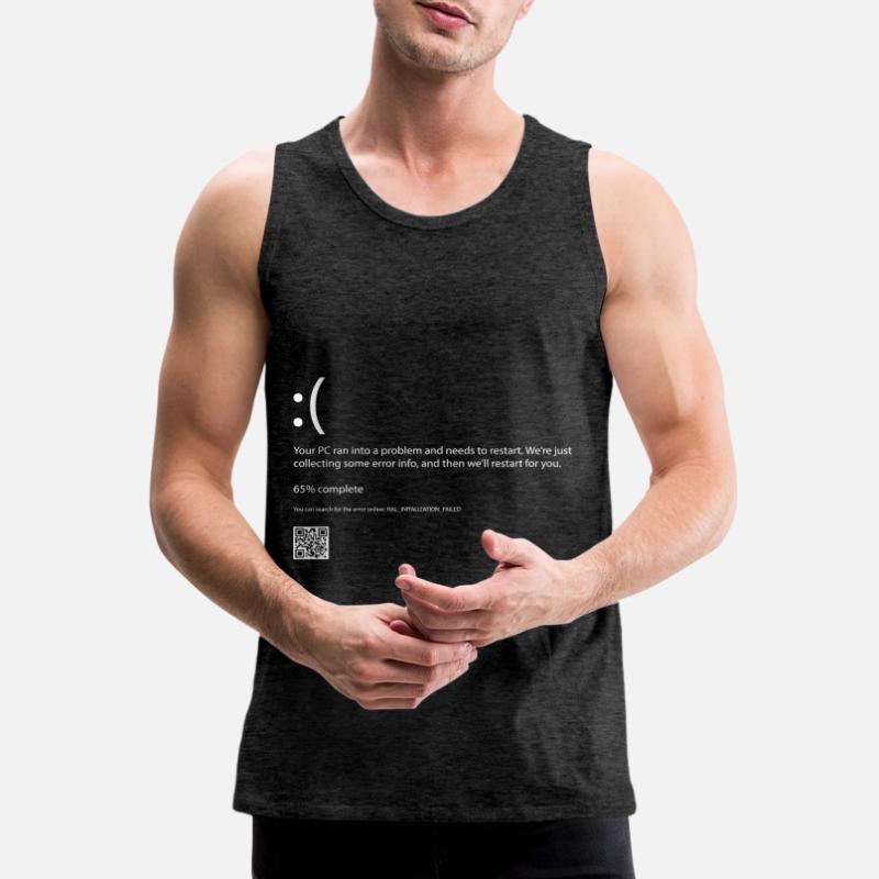 Error code computer Men's Premium Organic Tank Top