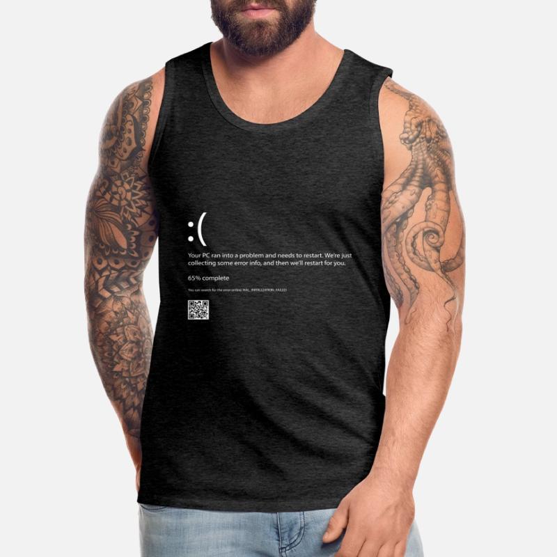 Error code computer Men's Premium Organic Tank Top