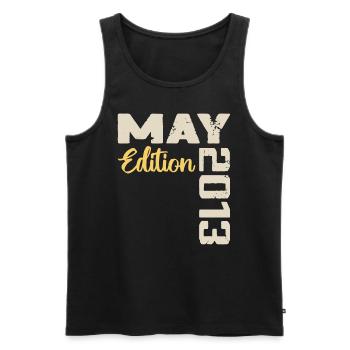 May 2013 Birthday May 2013 Gift May 2013 May - Men's Premium Organic Tank Top - black - Front - Michal (187cm)