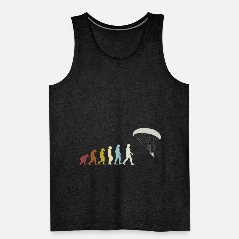 Gleitschirm Gleitschirmfliegen Evolution Männer Premium Bio Tank Top