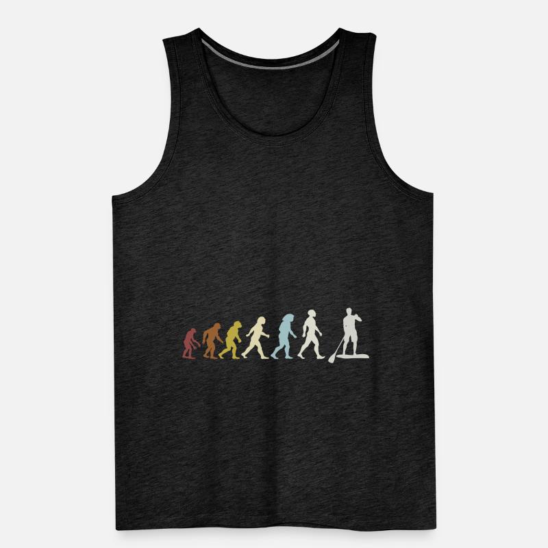 Évolution du Stand up Paddle Paddle Débardeur bio Premium Homme