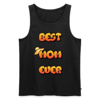 Beste Mutter aller Zeiten, beste Mutter aller Zeiten - Männer Premium Bio Tank Top - Schwarz - Vorne - AI Model Male 178 light (178cm)