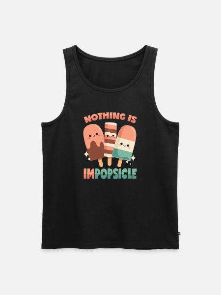 Popsicles: Nothing is impossible! - Men's Premium Organic Tank Top - black