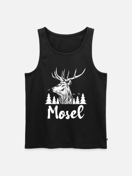 Moselle - Men's Premium Organic Tank Top - black