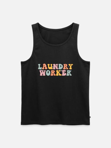 Wash workers - Men's Premium Organic Tank Top - black