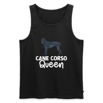 Cane Corso - Men's Premium Organic Tank Top - black - Front - AI Model Male 178 light (178cm)