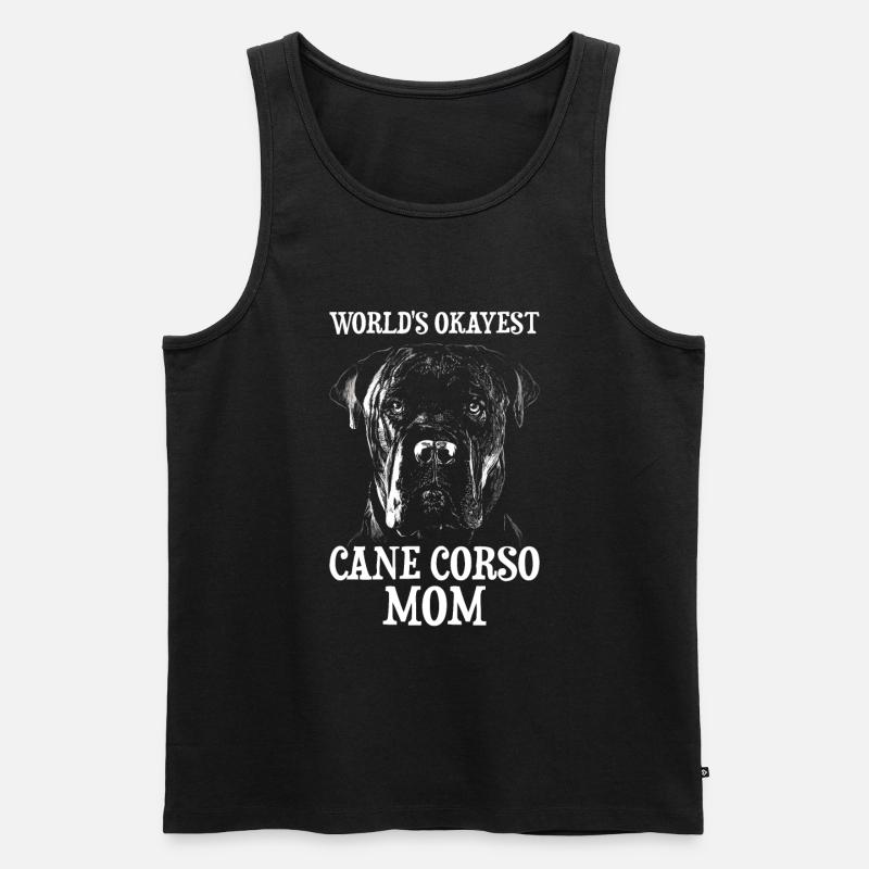 Cane Corso - Männer Premium Bio Tank Top - Schwarz