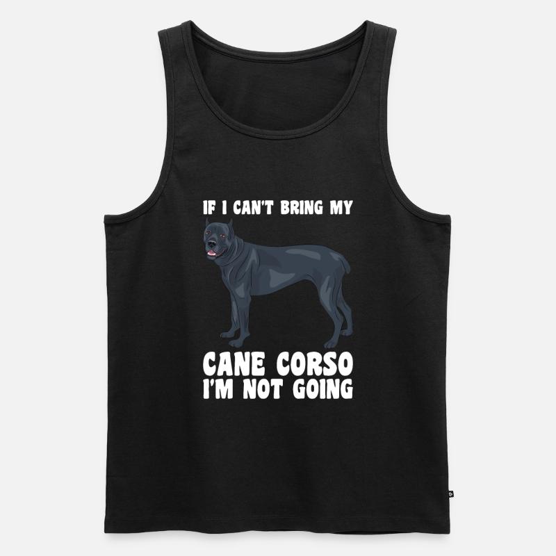 Cane Corso - Männer Premium Bio Tank Top - Schwarz