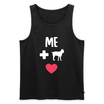 Cane Corso - Men's Premium Organic Tank Top - black - Front - AI Model Male 178 light (178cm)