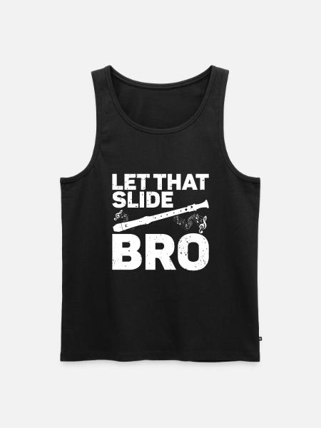 Flute - Men's Premium Organic Tank Top - black