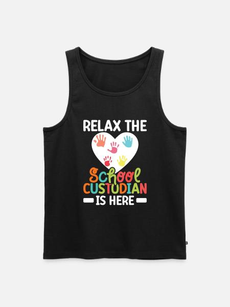 School officials - Men's Premium Organic Tank Top - black