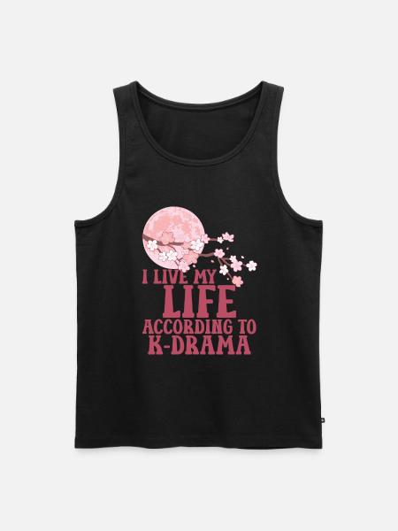 K-Drama - Men's Premium Organic Tank Top - black