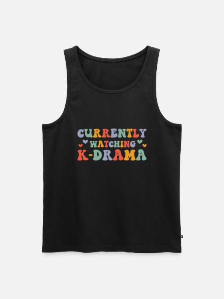 K-Drama - Men's Premium Organic Tank Top - black