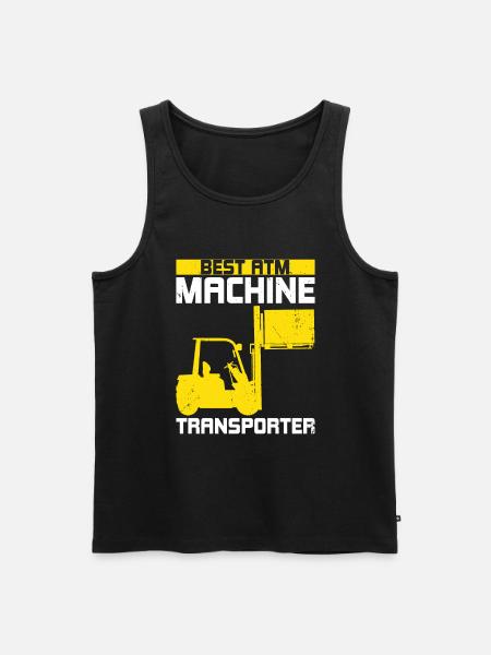 Gabelstaplerfahrer - Männer Premium Bio Tank Top - Schwarz