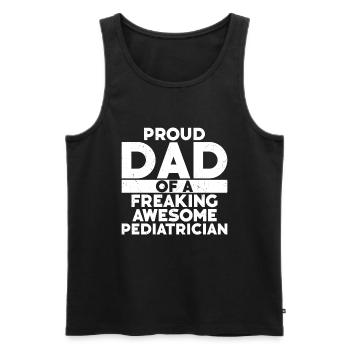Kinderkrankenschwester - Männer Premium Bio Tank Top - Schwarz - Vorne - AI Model Male 178 light (178cm)