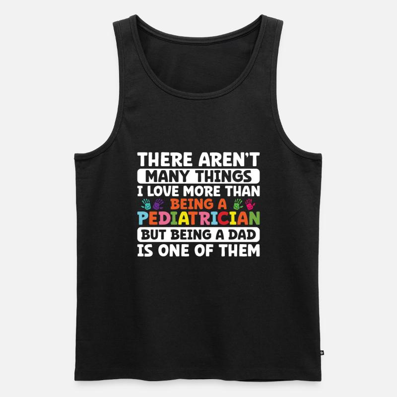 Kinderkrankenschwester - Männer Premium Bio Tank Top - Schwarz