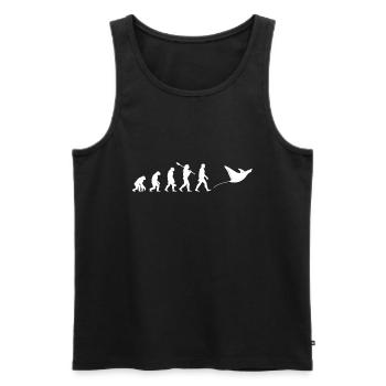 Stachelrochen - Männer Premium Bio Tank Top - Schwarz - Vorne - AI Model Male 178 light (178cm)