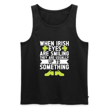 Irish Dance St. Patrick's Dance - Men's Premium Organic Tank Top - black - Front - Michal (187cm)