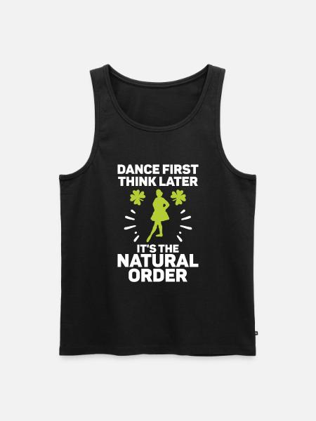 Danse irlandaise Danse Saint-Patrick - Débardeur bio Premium Homme - noir