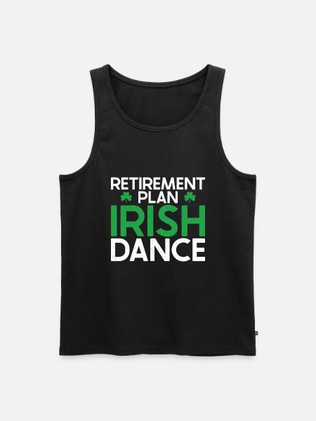 Irish Dance St. Patrick's Dance - Men's Premium Organic Tank Top - black