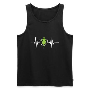 Irish Dance St. Patrick's Dance - Men's Premium Organic Tank Top - black - Front - AI Model Male 178 light (178cm)