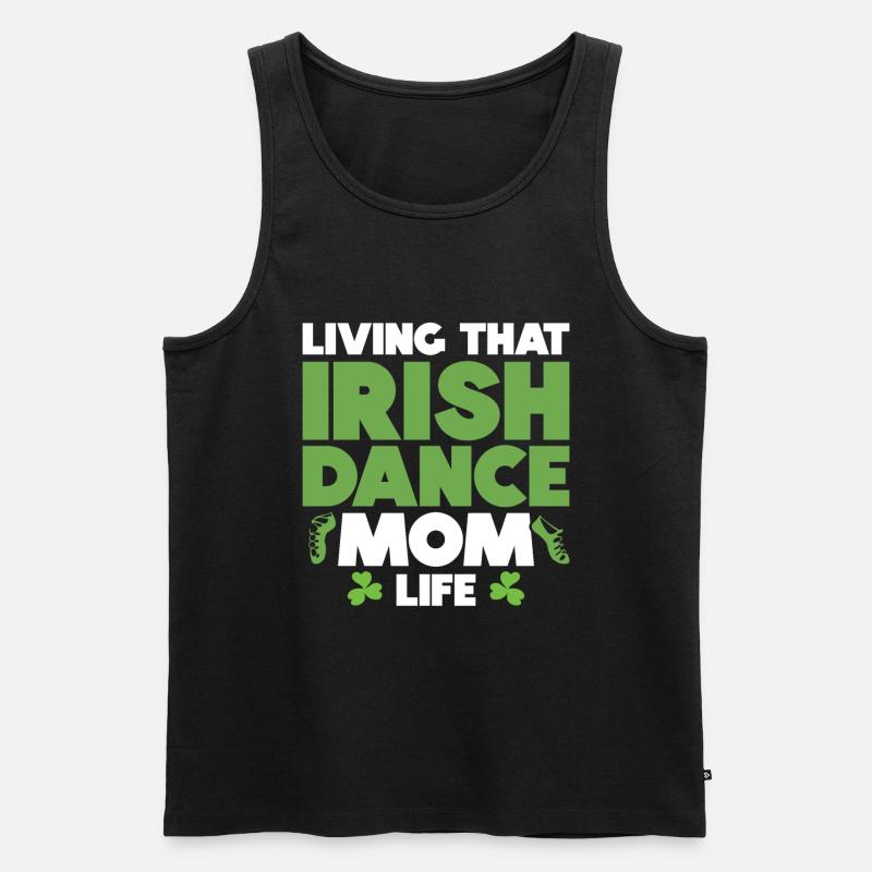 Irish Dance St. Patrick's Dance - Men's Premium Organic Tank Top - black