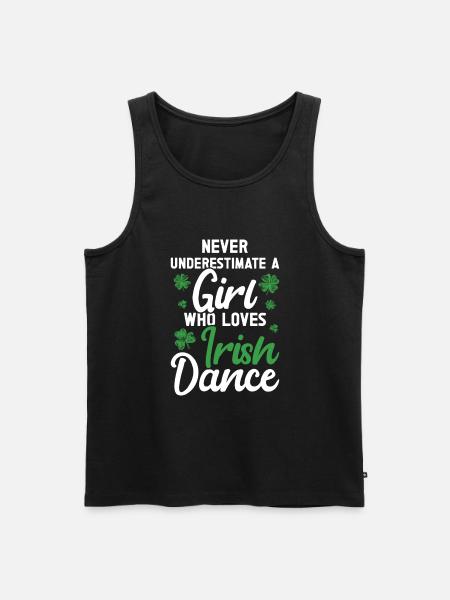 Danse irlandaise Danse Saint-Patrick - Débardeur bio Premium Homme - noir