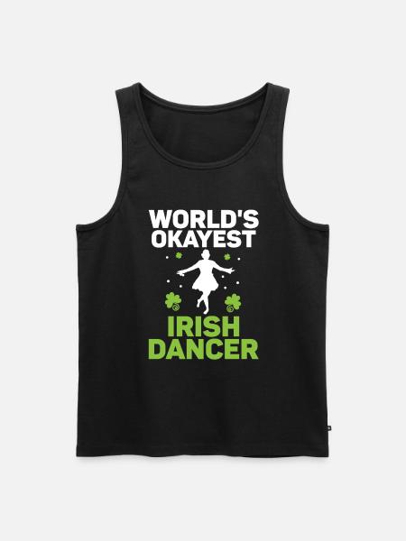 Irish Dance St. Patrick's Dance - Men's Premium Organic Tank Top - black