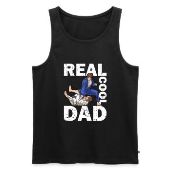 Jiu Jitsu Dad Gi Jiu - Männer Premium Bio Tank Top - Schwarz - Vorne - AI Model Male 178 light (178cm)