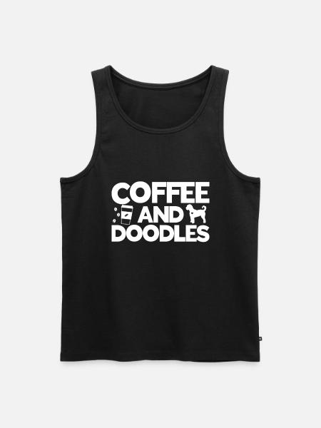 Golden Doodle Dog Lovers - Men's Premium Organic Tank Top - black