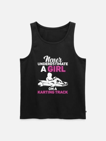 Go karting - Men's Premium Organic Tank Top - black