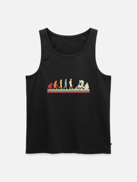 Dachdecker -Dachhäuser Reparaturen - Männer Premium Bio Tank Top - Schwarz