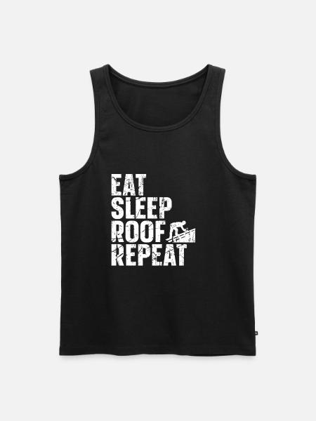 Roofer -Roof house repairs - Men's Premium Organic Tank Top - black