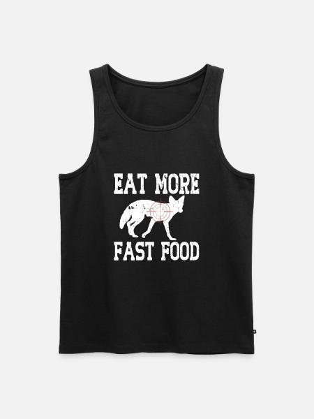 Kojotenjagd - Männer Premium Bio Tank Top - Schwarz