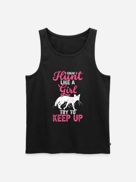 Coyote hunting - Men's Premium Organic Tank Top - black