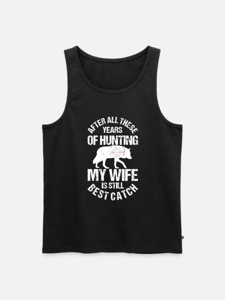 Coyote hunting - Men's Premium Organic Tank Top - black