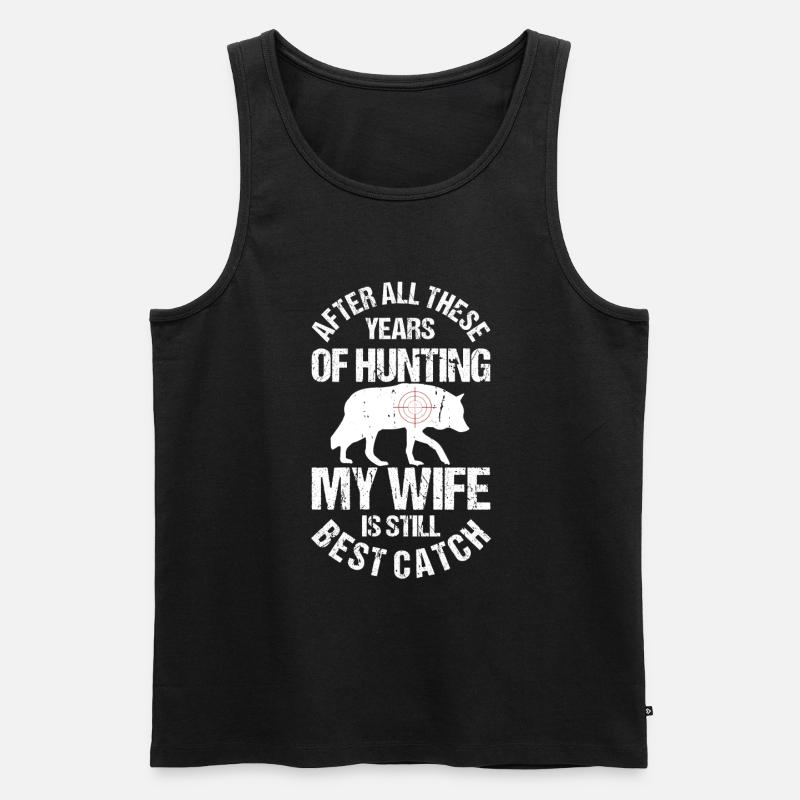 Kojotenjagd - Männer Premium Bio Tank Top - Schwarz