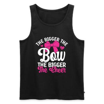 Cheerleader - Débardeur bio Premium Homme - noir - Devant - Michal (187cm)