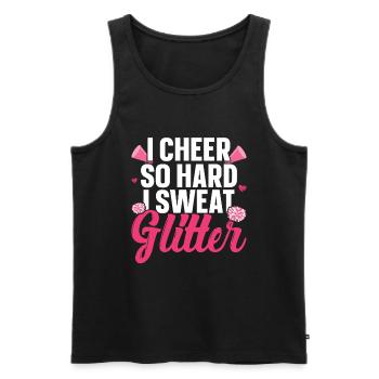 Cheerleader - Débardeur bio Premium Homme - noir - Devant - Michal (187cm)