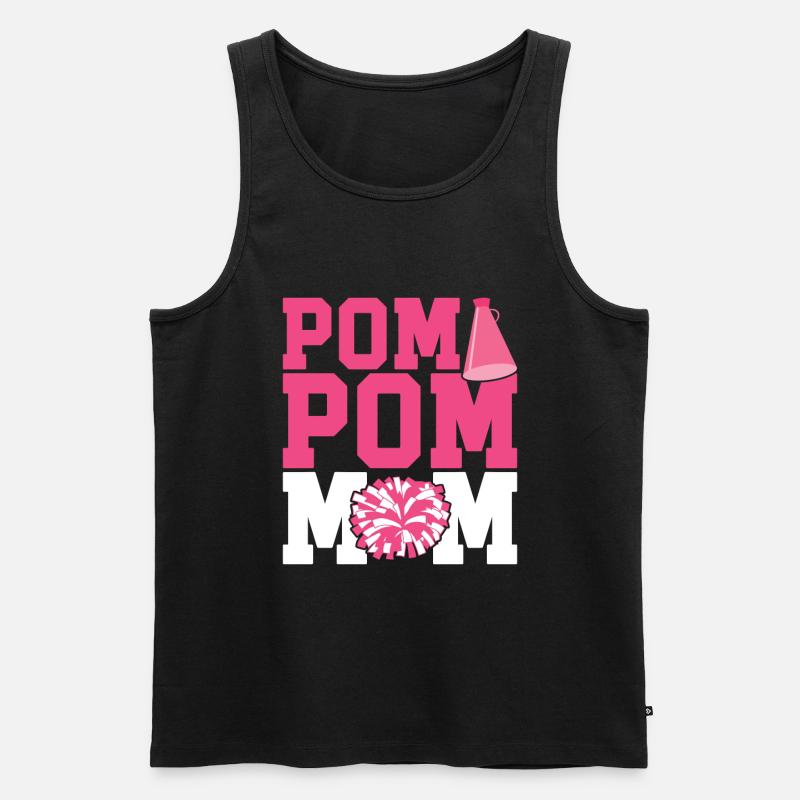 Cheerleader - Männer Premium Bio Tank Top - Schwarz
